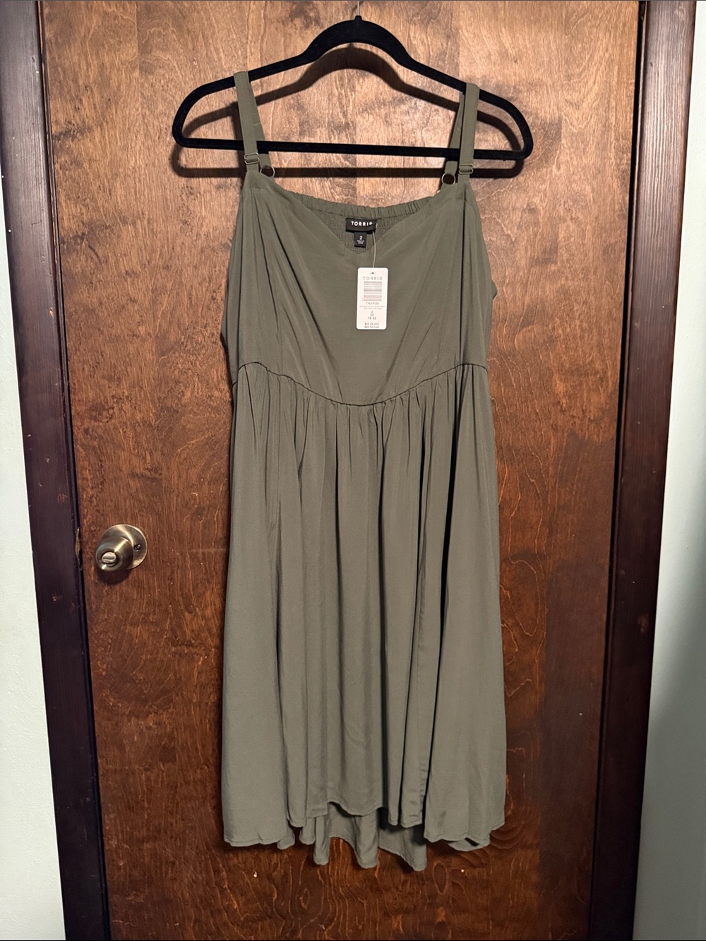 torrid Olive-Style High-Low Sundress with Adjustable Straps